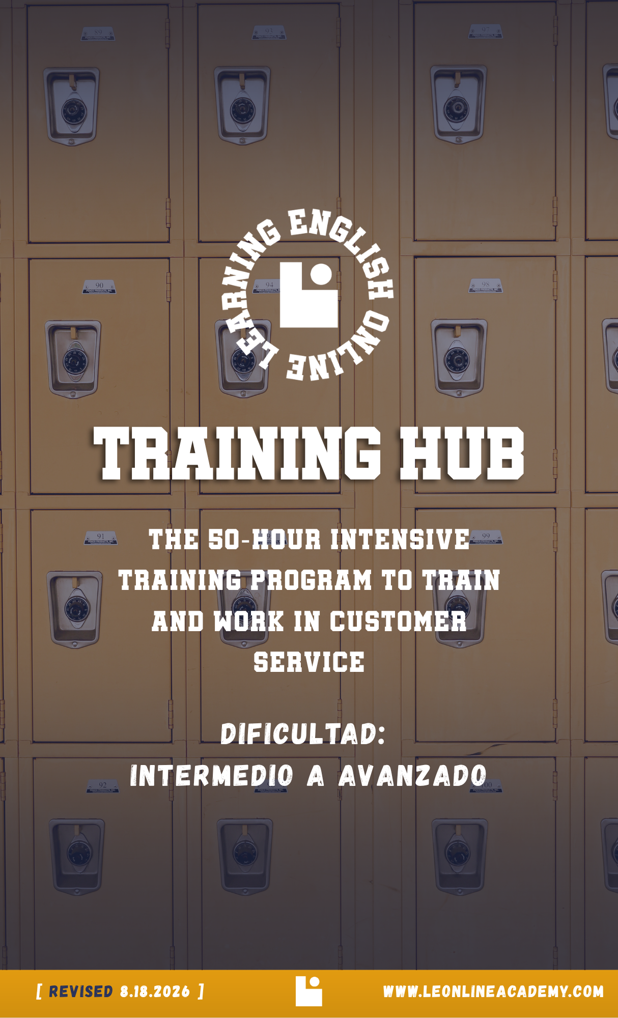 training hub english course, syllabus cover, 2026